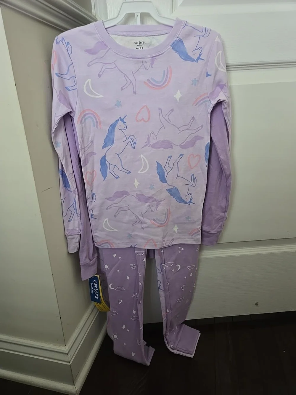 Carter's Lavender Unicorn Pajama Set for Girls